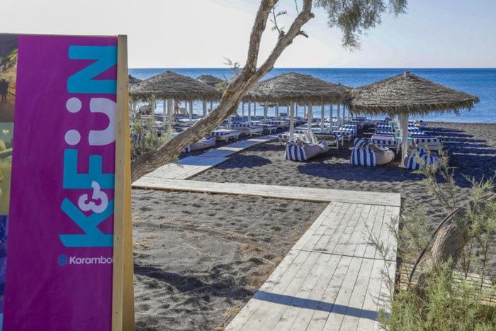 Perissa Beachfront Rooms Exterior foto